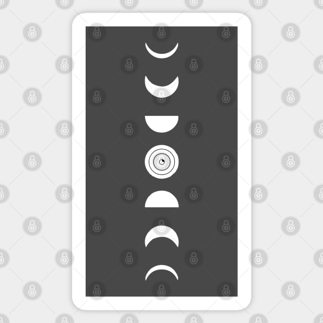 moon phases Sticker by Lamink